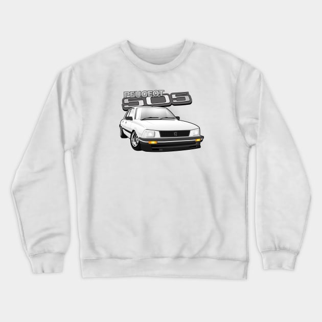 peugeot 505 Crewneck Sweatshirt by small alley co